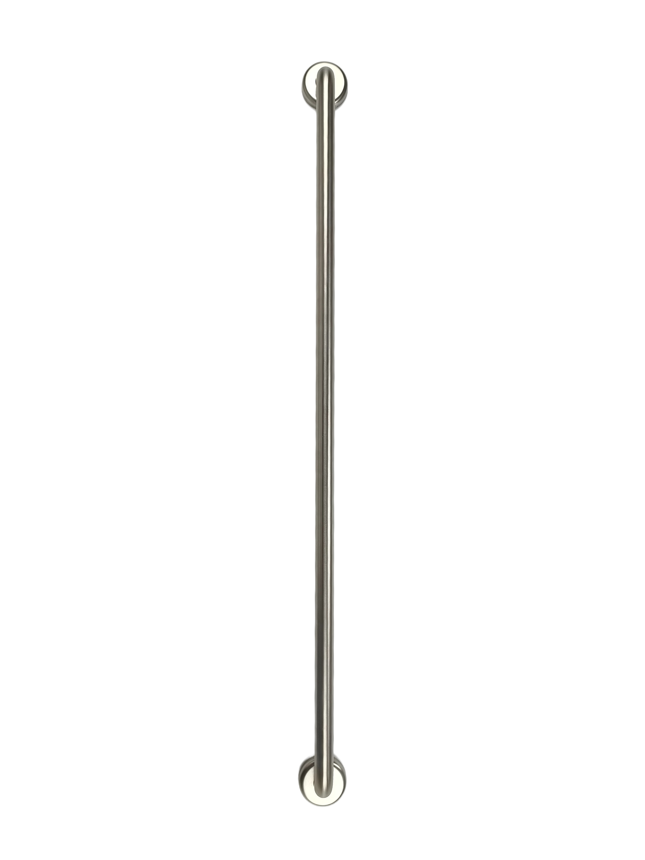 Grabcessories by LiveWell 48-inch ADA-compliant grab bars featuring EZ Clean rubber nubby grips, Twist Fit covers, and LiveSafe mounting. Crafted from 304 stainless steel (18-gauge) with a satin finish for secure support