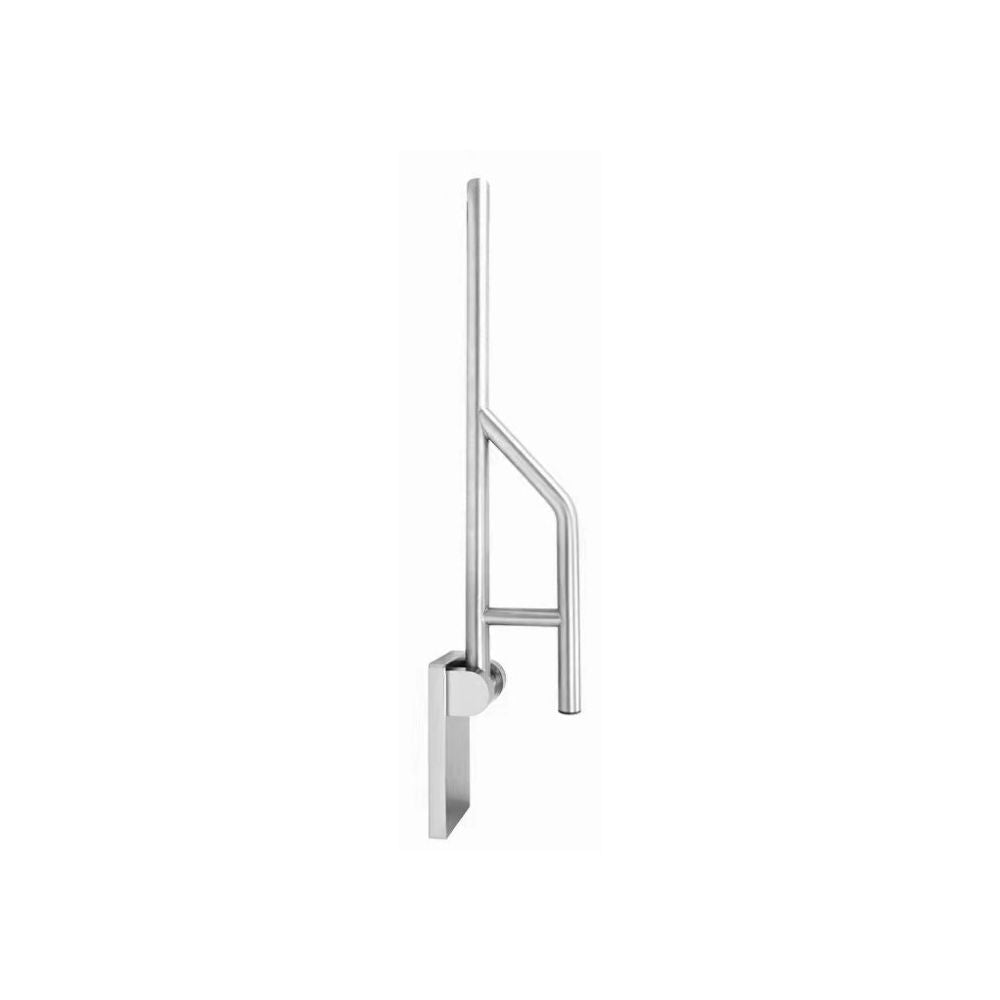 Grabcessories by LiveWell 31.5" stainless steel swing-up grab bars with a foldable design for accessibility and space-saving convenience. Available in multiple finishes.