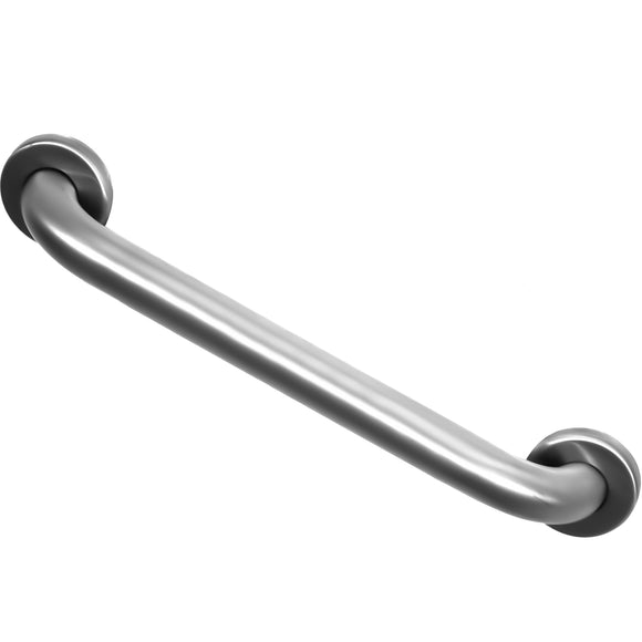 24 inch ADA Compliant Grab Bar Standard Smooth 1 1/4 inch Diameter Twist Covers & Mounting Hardware Included