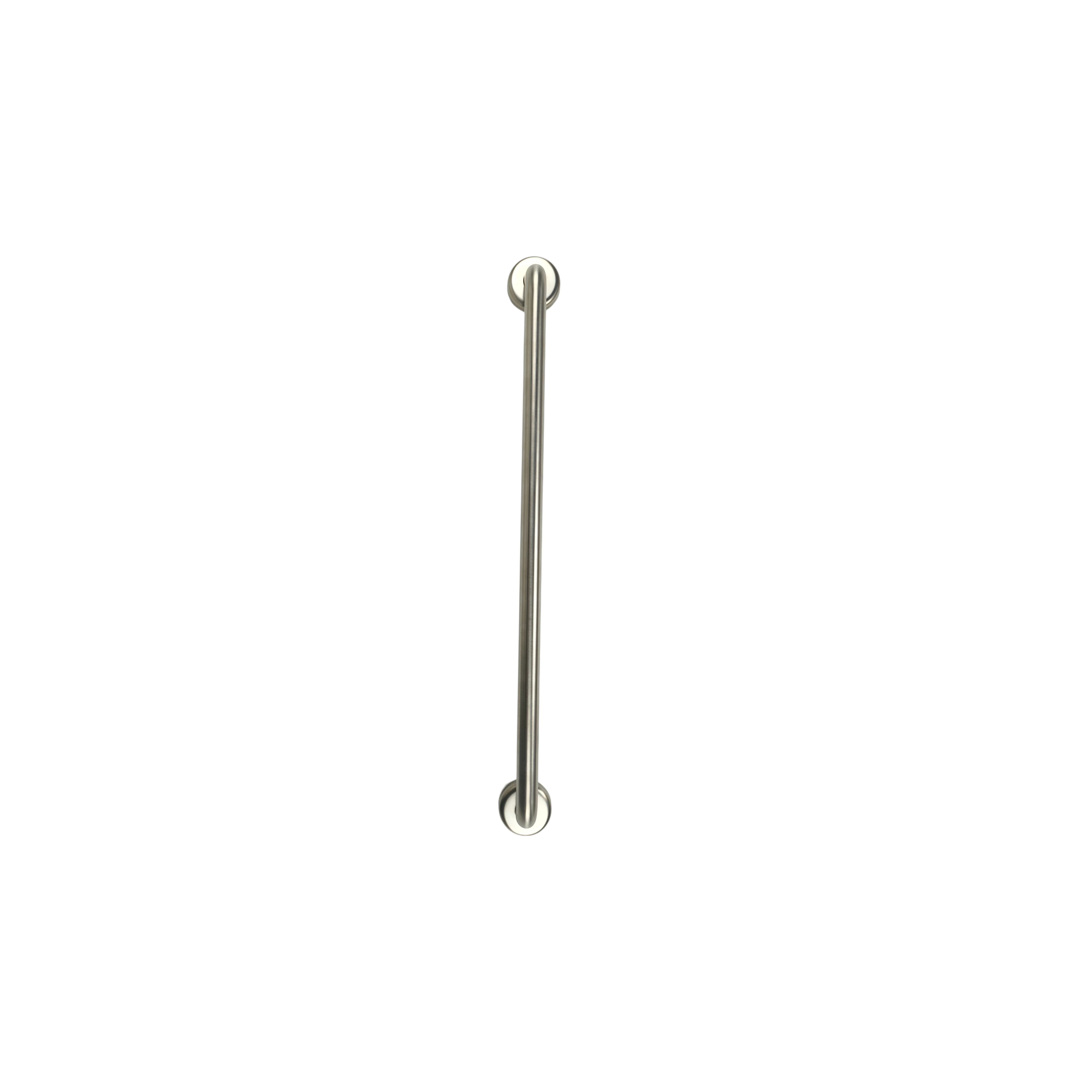 Grabcessories by LiveWell 32" ADA Compliant Grab Bars with EZ Clean Rubber Nubby Grips & EZ Install Flange Hole Pattern 1-1/4" Diameter with Twist Covers & 6 Screws