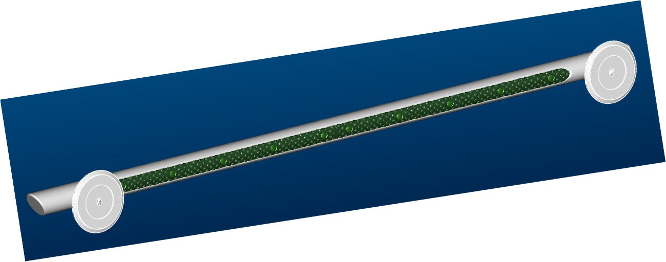 Grabcessories Decorative 48" Premium Straight ADA Compliant Grab Bar - Model: 48200