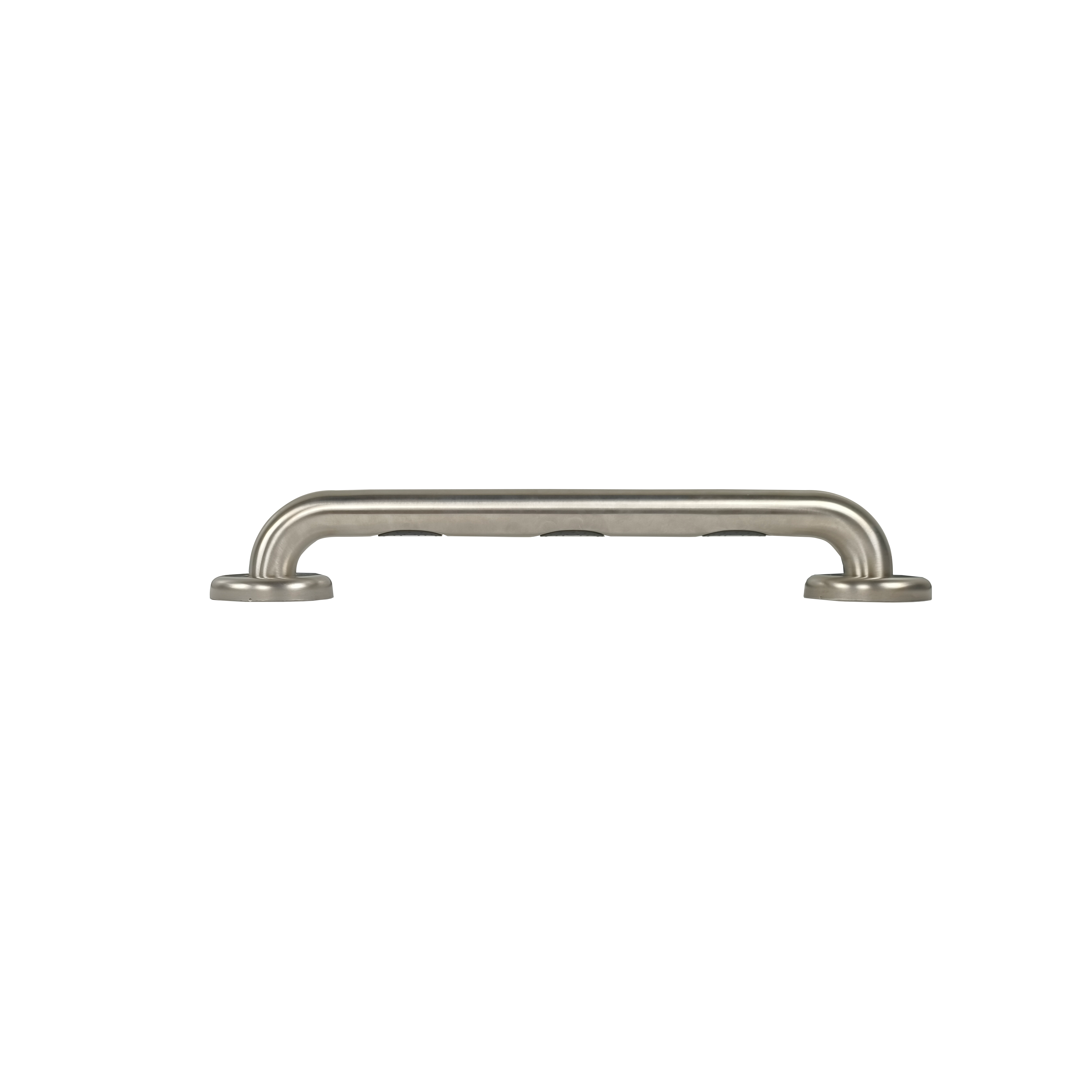 Grabcessories by LiveWell 16" ADA Compliant Grab Bars, 18 Gauge, 304 Stainless with EZ Install Flange Hole Pattern 1-1/4" Diameter with Twist Covers & 6 Screws