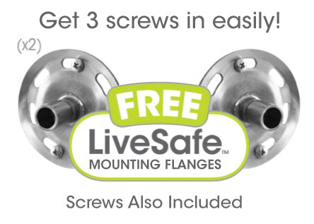 LiveWell LiveSafe mounting flanges