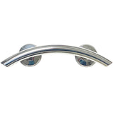 15" Arched Shower Valve or "Anywhere Grab Bar" with Angled Ends, EZ Clean Rubber Nubby Grips