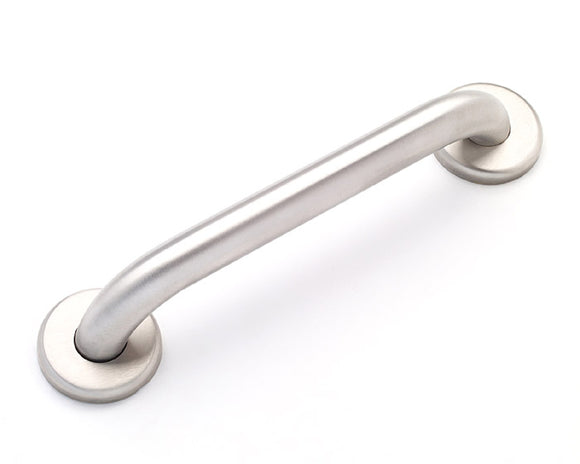 18 inch ADA Compliant Grab Bar Standard Smooth Grip 1 1/4 inch Diameter Twist Covers & Mounting Hardware Included
