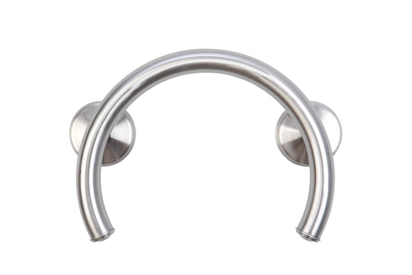 Grabcessories 2-in-1 Tub/Shower Grab Bar Ring w/ Grips & Hollow Wall Anchors