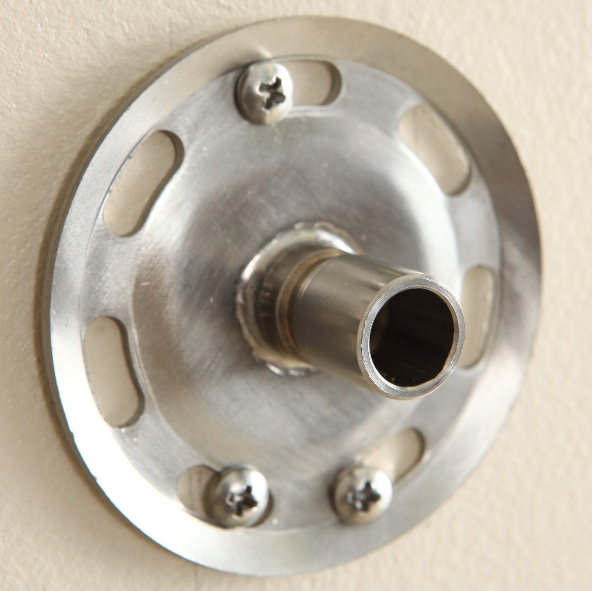 18 inch ADA Compliant Grab Bar Standard Smooth Grip 1 1/4 inch Diameter Twist Covers & Mounting Hardware Included