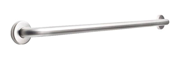 48 inch ADA Compliant Grab Bar Standard Smooth 1 1/4 inch Diameter Twist Covers & Mounting Hardware Included
