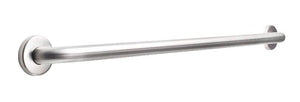 42 inch ADA Compliant Grab Bar Standard Smooth 1 1/2 inch Diameter Twist Covers & Mounting Hardware Included